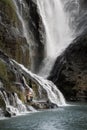 Man fishing at Lien Khuong waterfalls in ÃÂÃÂ  LÃ¡ÂºÂ¡t Royalty Free Stock Photo